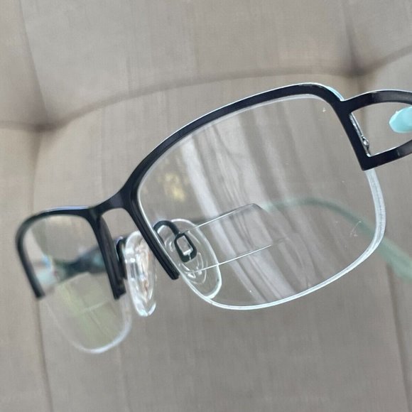 Brendel Women Glasses Eschenbach Black/Blue Tone Eyeglasses 50[]17 135 - Picture 1 of 12